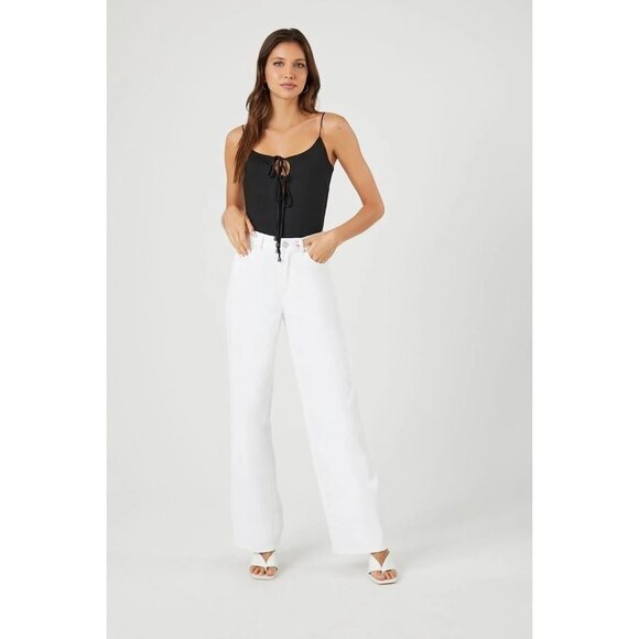 NWT FOREVER 21 Contour Reversible Bodysuit Size S Color Black /Toasted Almond - Picture 5 of 10